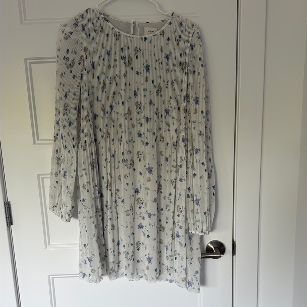 Wilfred Blue and White Floral Blouse